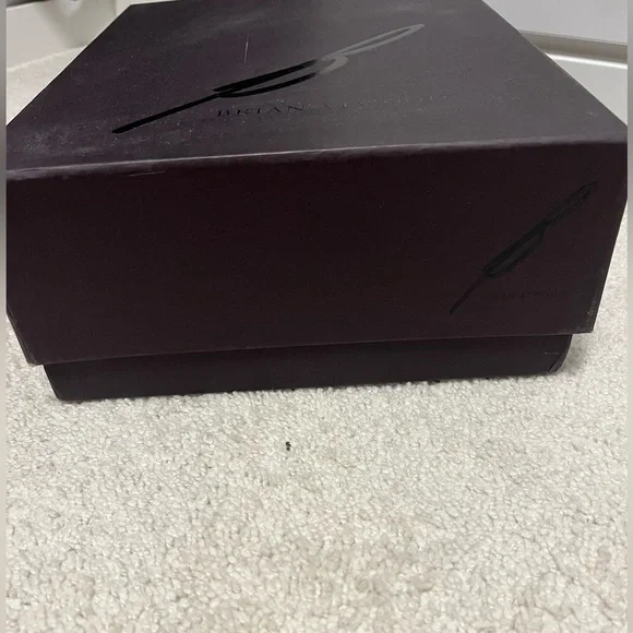 B Brian Atwood Langden Gladiator Caged Heels Black Size 8.5 - Picture 11 of 12